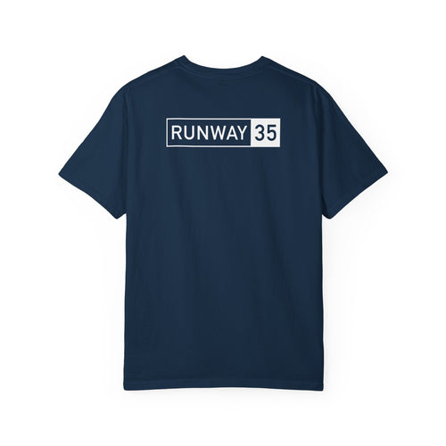 Runway 35 Logo T-Shirt - Navy