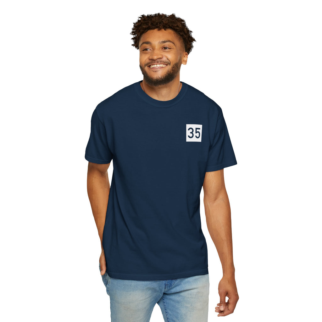 Runway 35 Logo T-Shirt - Navy