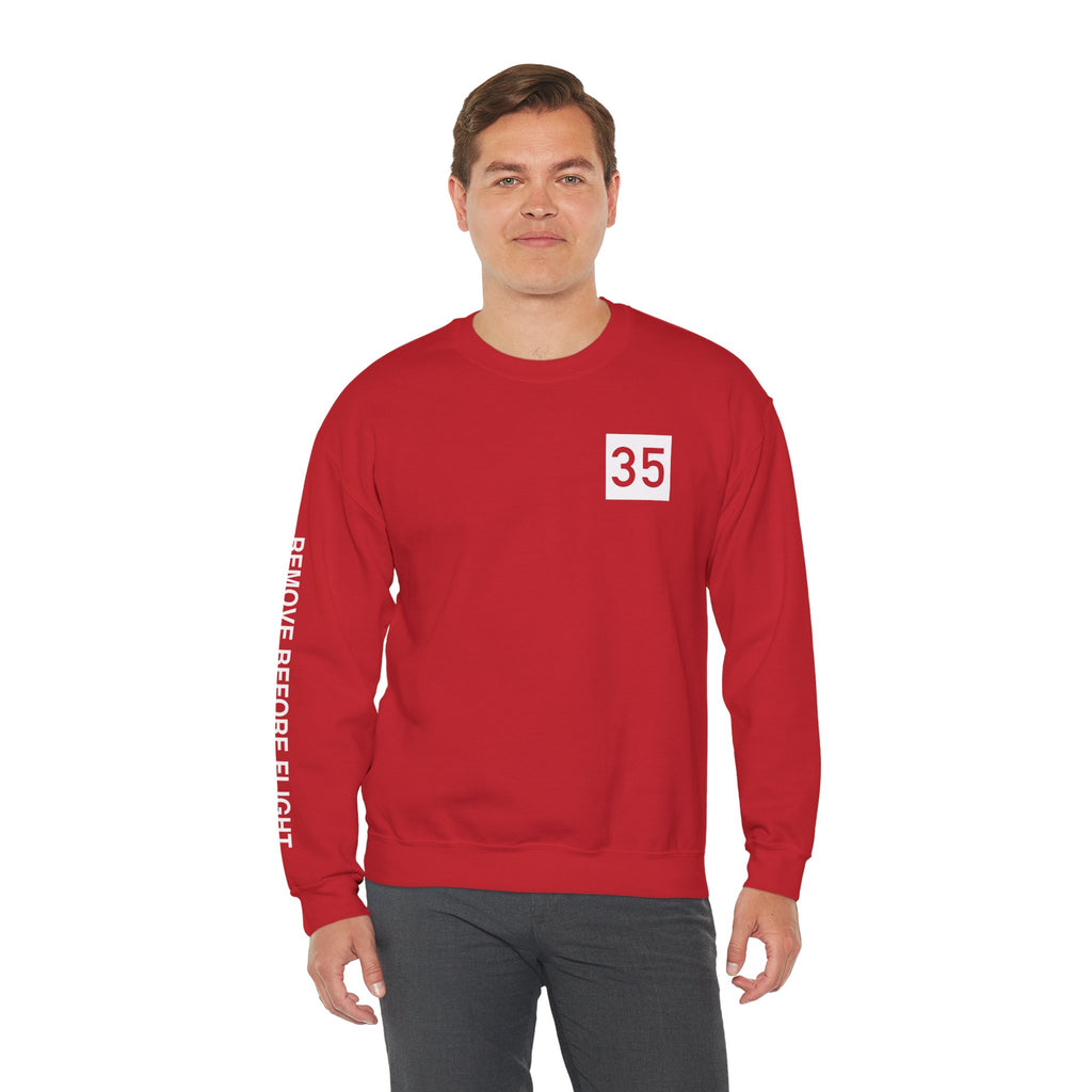 Crewneck Sweatshirt - “Remove Before Flight”