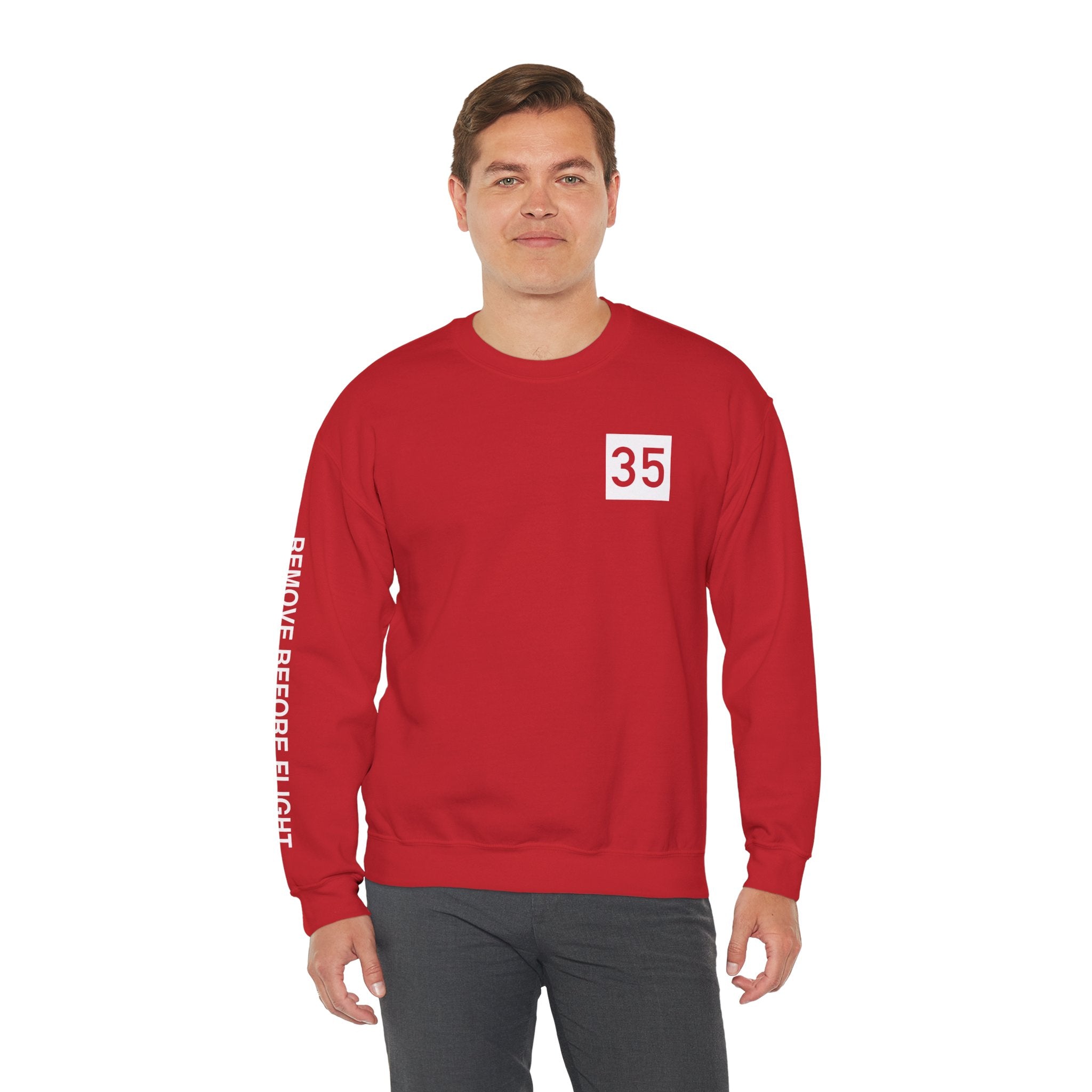 Crewneck Sweatshirt - “Remove Before Flight”