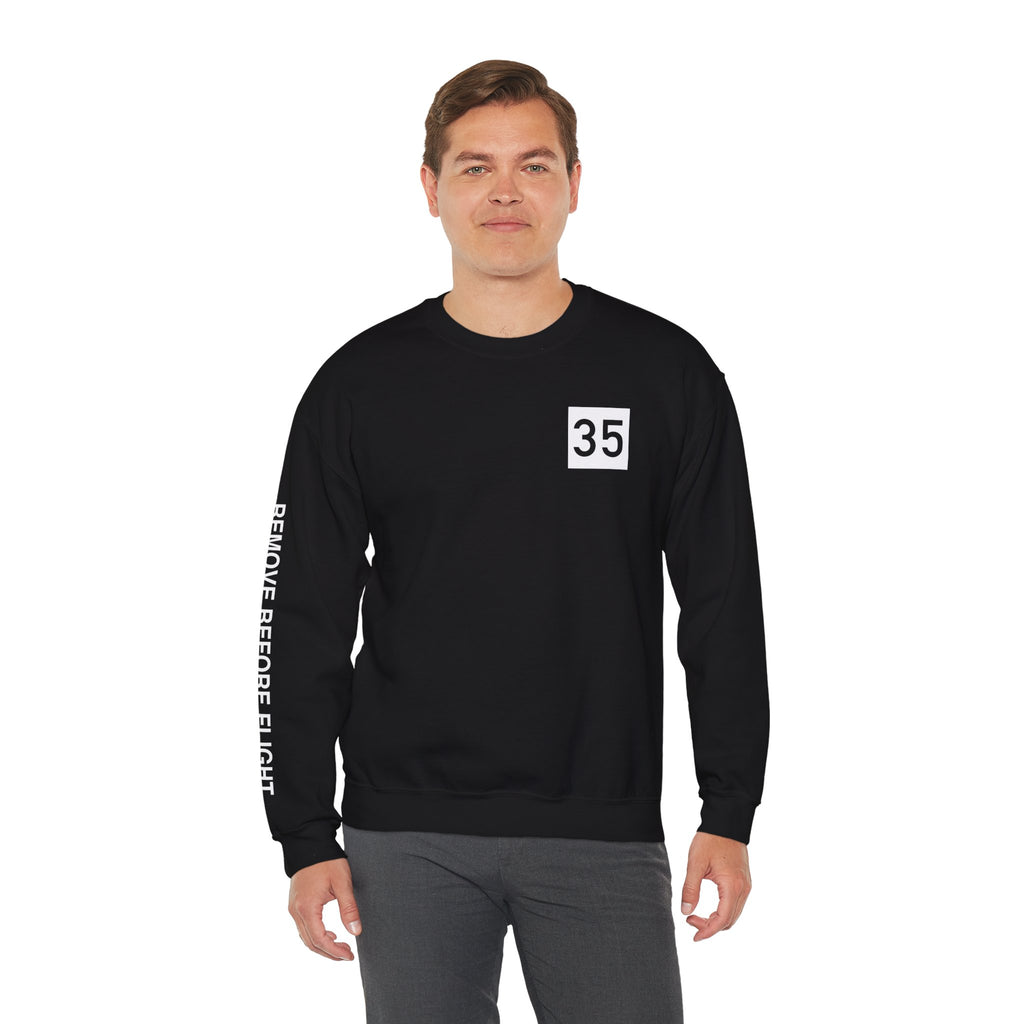 Crewneck Sweatshirt - “Remove Before Flight”